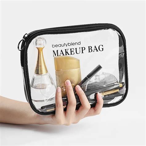 customized wholesale clear cosmetic bag.